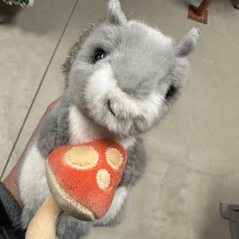 Squirrel with Mushroom