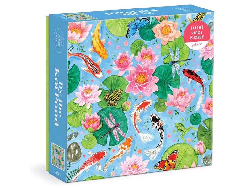 Puzzle By The koi Pond - 1000 pièces - Galison