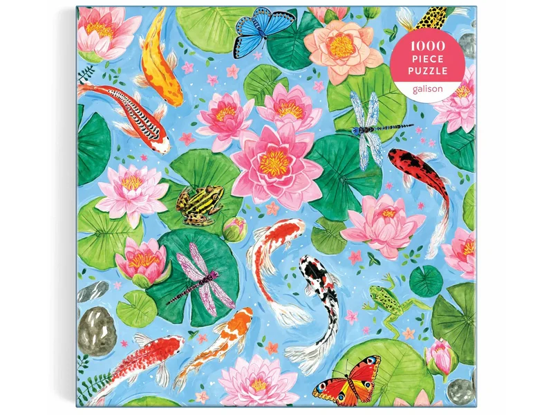 Puzzle By The koi Pond - 1000 pièces - Galison