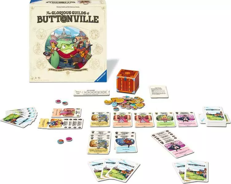 Ravensburger The Glorious Guilds of Buttonville Strategy Board Game
