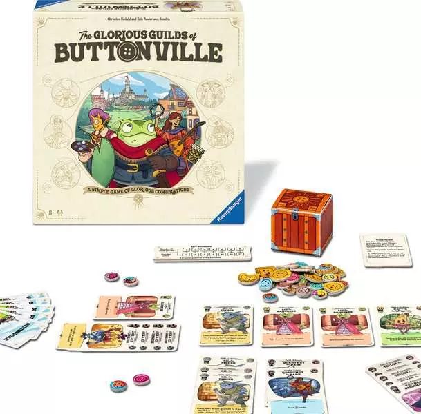 Ravensburger The Glorious Guilds of Buttonville Strategy Board Game