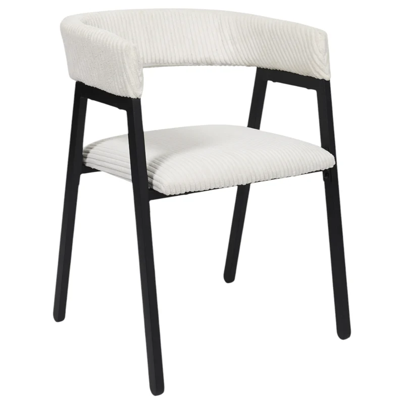 FAUTEUIL DESIGN COTELE SCOTT BEIGE - LOT DE 2