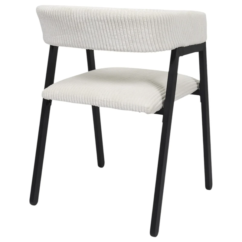 FAUTEUIL DESIGN COTELE SCOTT BEIGE - LOT DE 2
