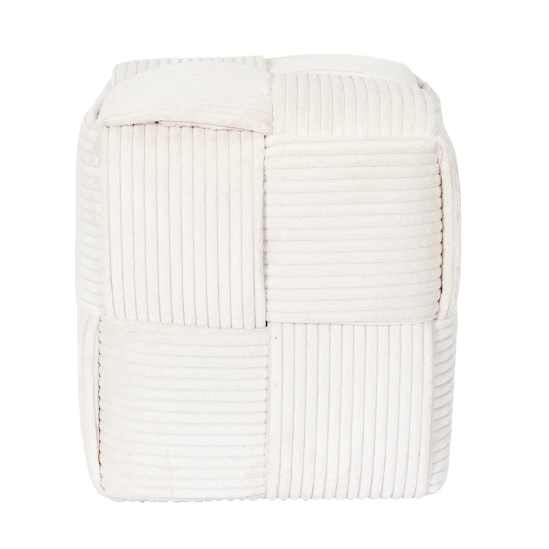 POUF COTELE TRESSE SCOTT BEIGE