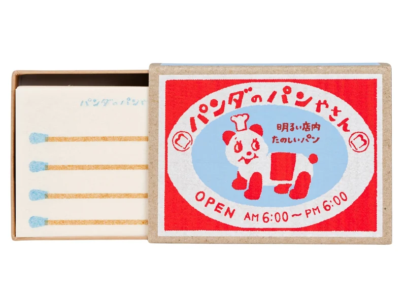 Bloc-notes Panda japonais boite d'allumettes - Furukawa Shiko