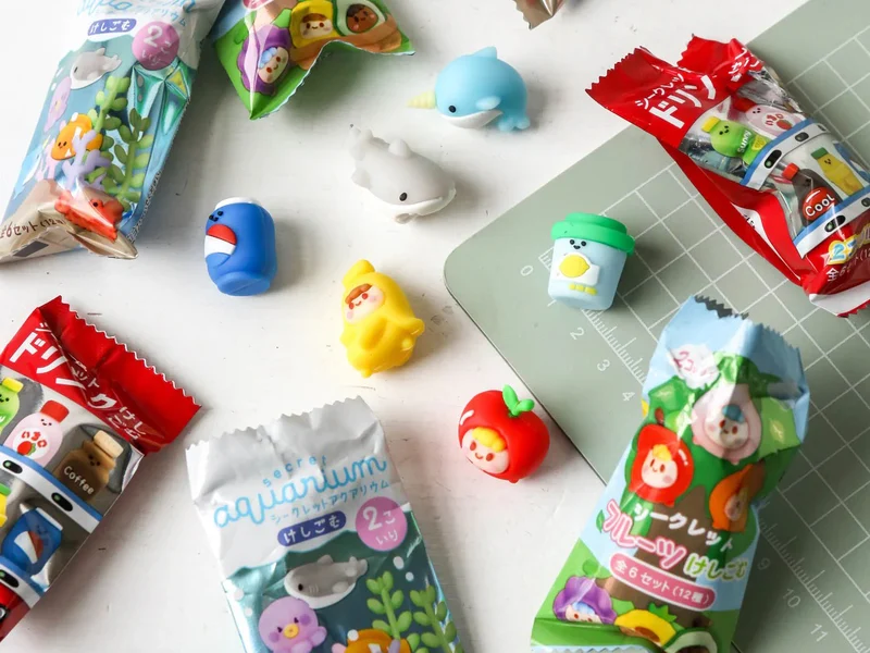 Gommes surprises kawaii - Secret Thème Boissons - Q-LiA