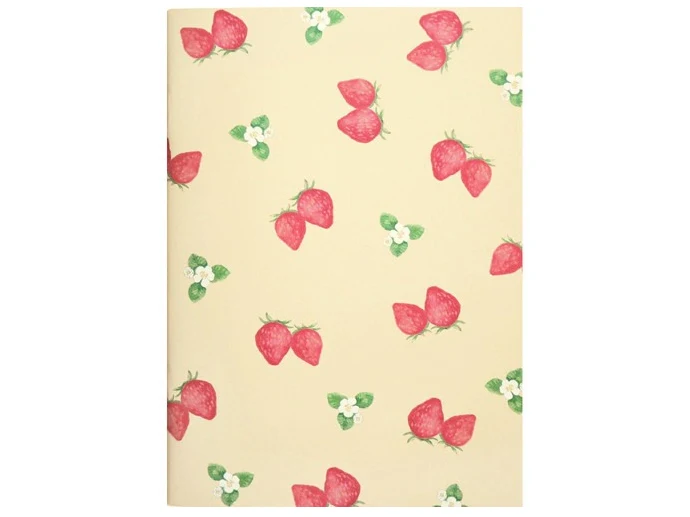 Carnet A5 fraise papeterie japonaise
