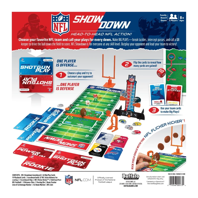 NFL Showdown Card Game by Buffalo Games