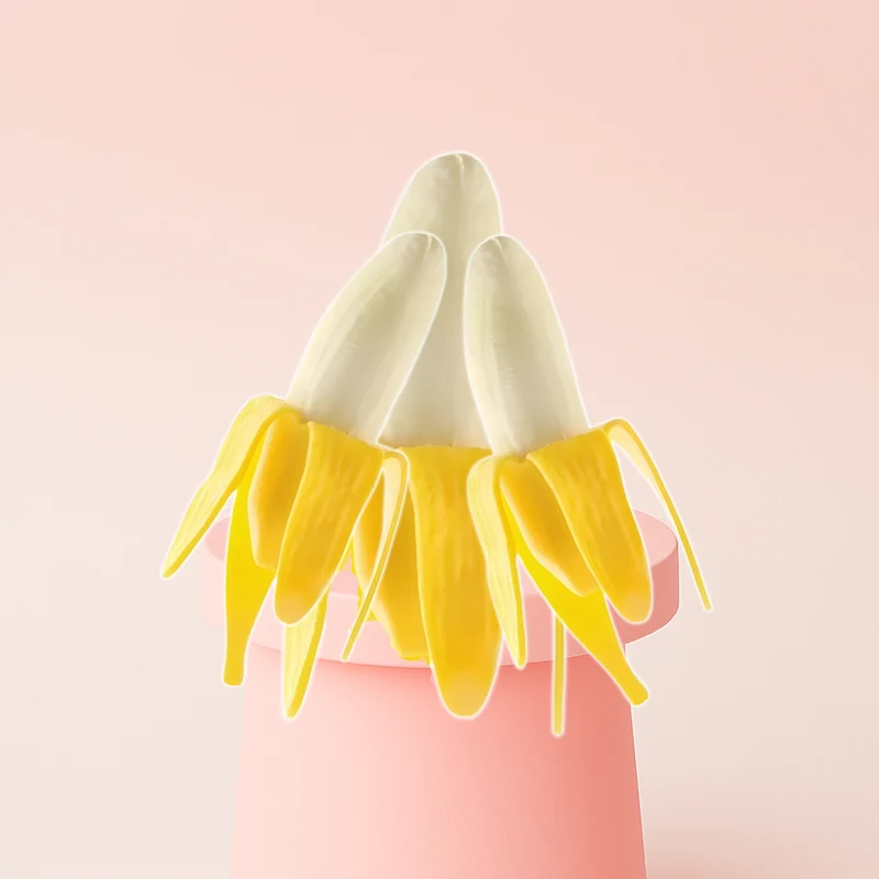 Banana Stretchy Fruit Squishy Stress Relief Toy