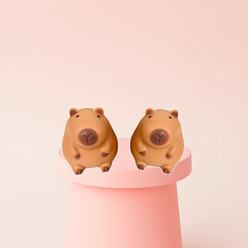 Cute Cartoon Capybara Mochi Stress Relief Toy