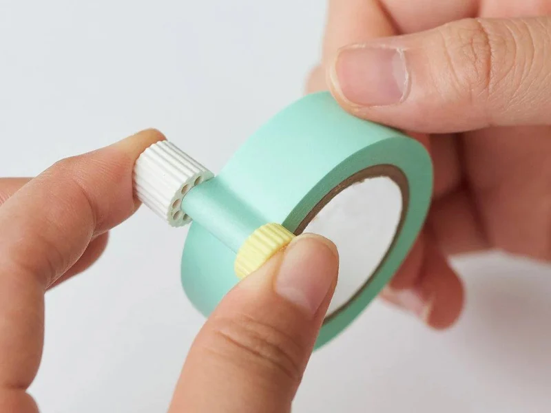 Stylo distributeur de masking tape - Kanmido Mako jaune pastel