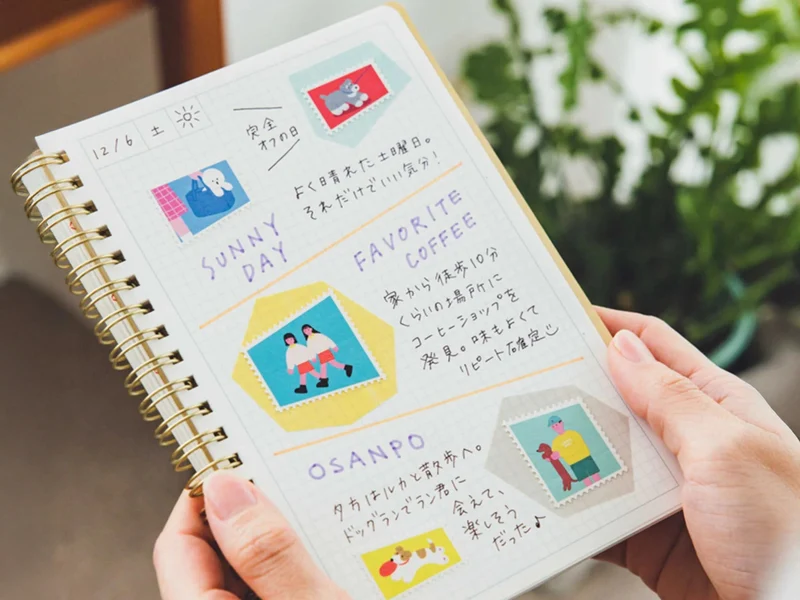 Timbres/ Stickers à détacher - 36 Motifs variés - KITTA