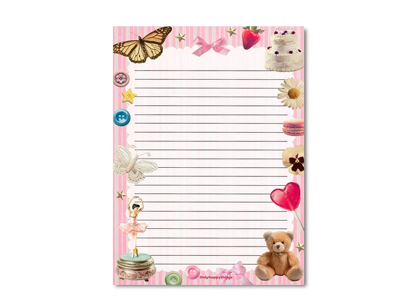 Bloc-notes A5 - jolies petites choses - Only Happy Things