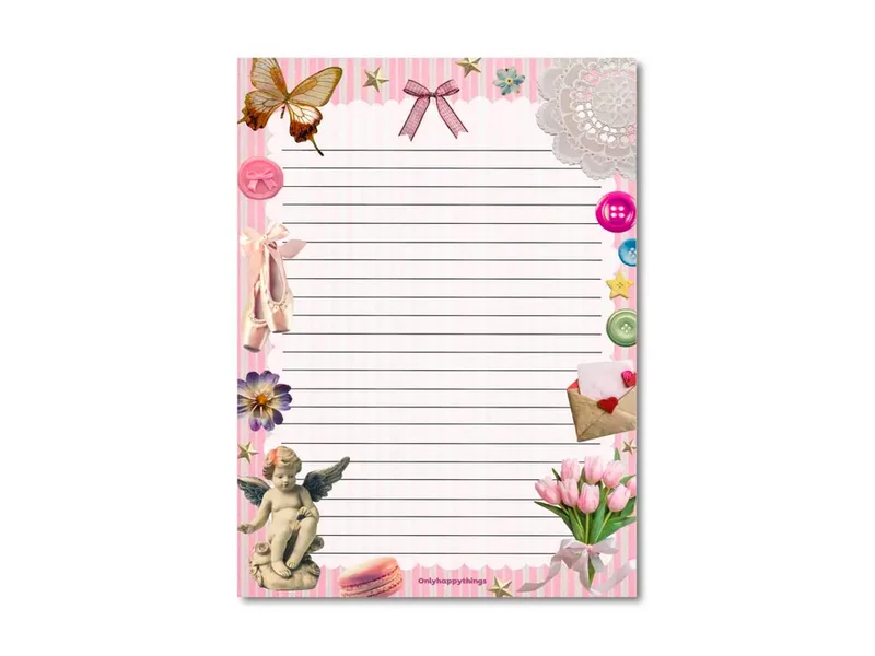 Bloc-notes A5 - jolies petites choses - Only Happy Things