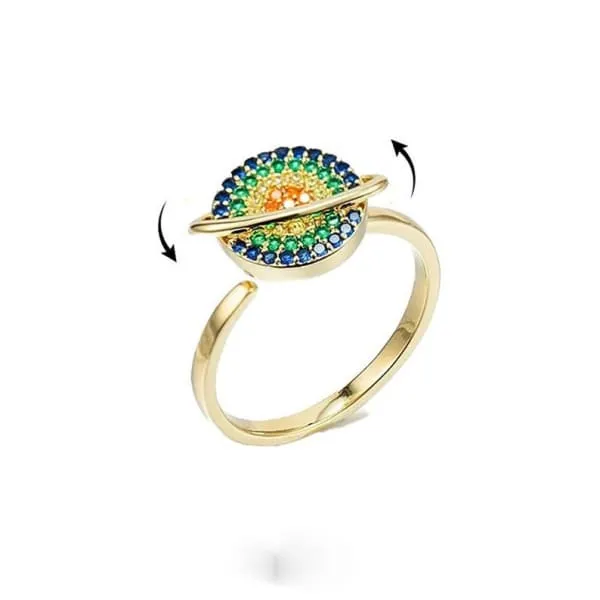 Bague Anti-Stress Rotative Femme