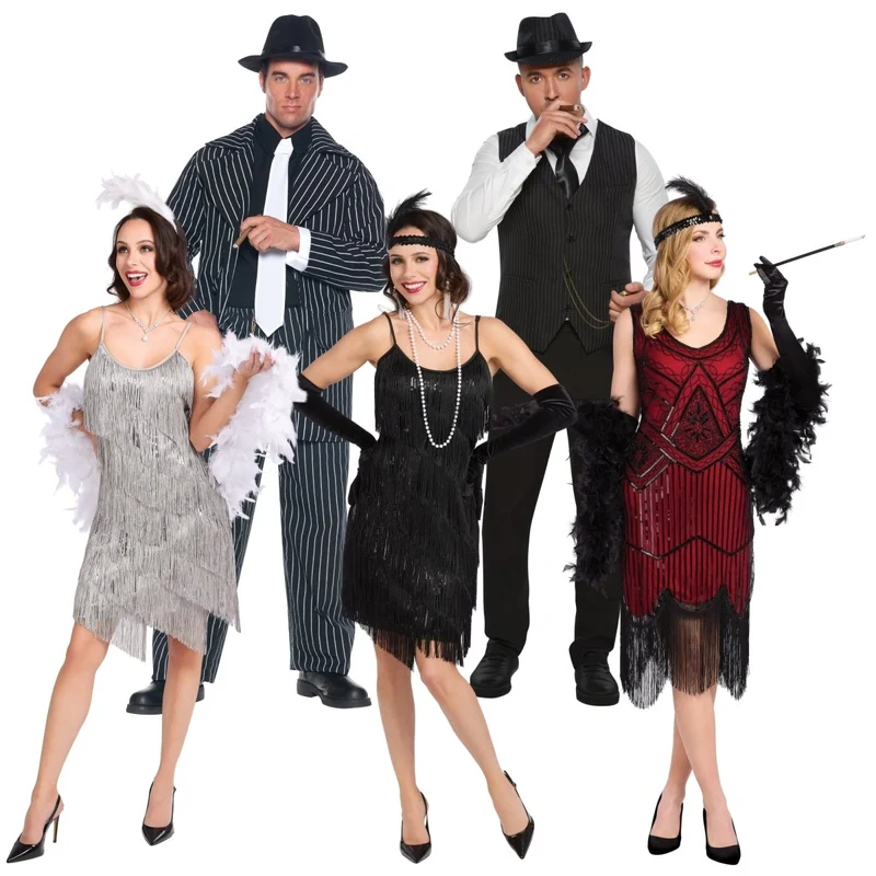 20's Charleston Group Costumes for Adults