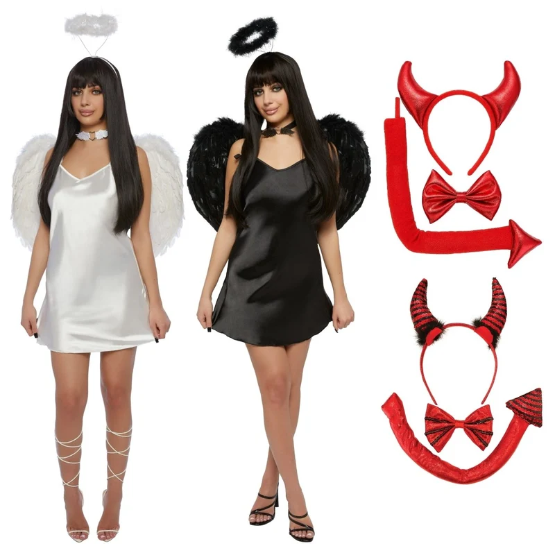 Angel and Devil Group Costumes for Adults