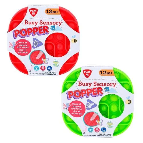 Busy Sensory Popper Alphabet Red - Popper Sensoriel Actif Alphabet Rouge