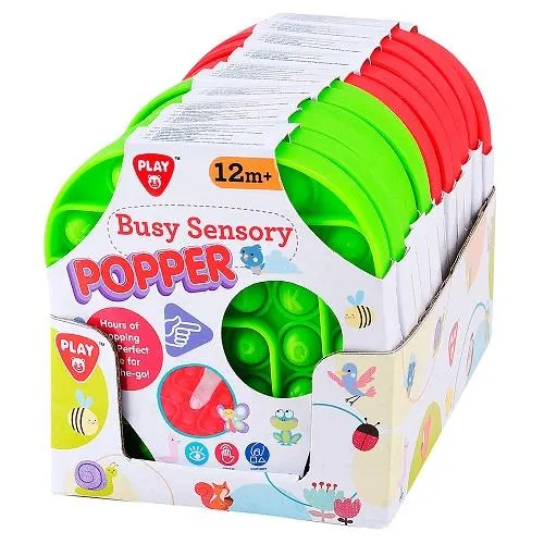 Busy Sensory Popper Alphabet Green - Popper Sensoriel Actif Alphabet Vert