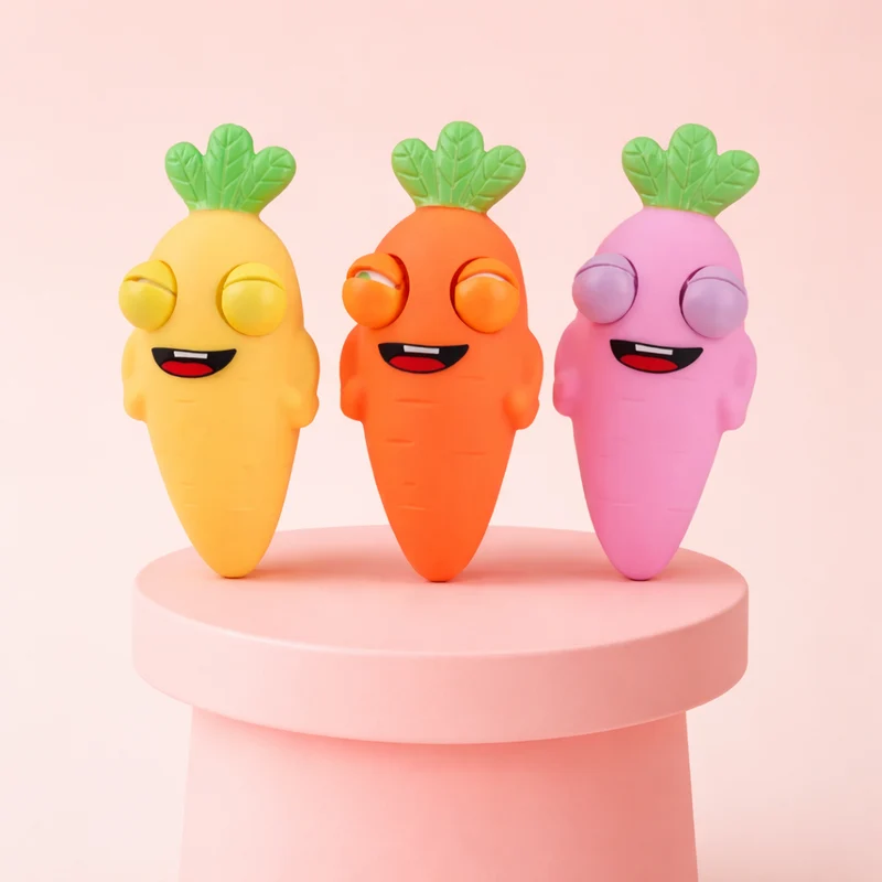 Carrots Popping Squishy Stress Relief Toy