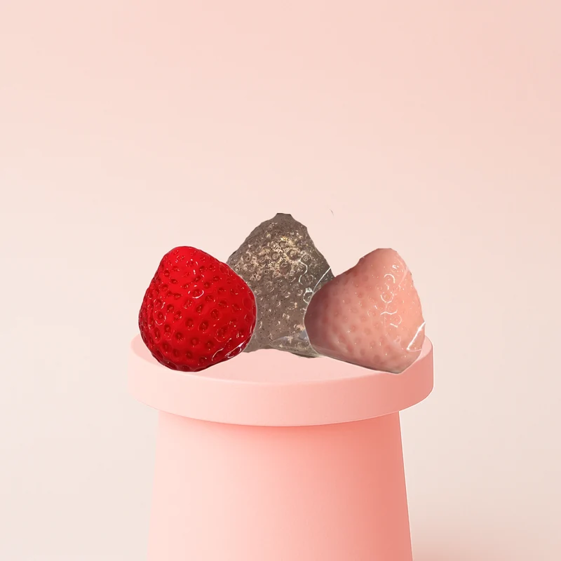 Strawberry Squishy Stress Relief Toy