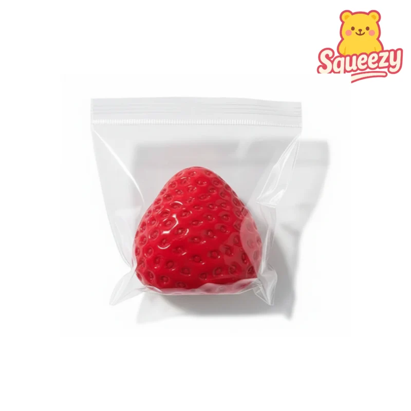 Strawberry Squishy Stress Relief Toy