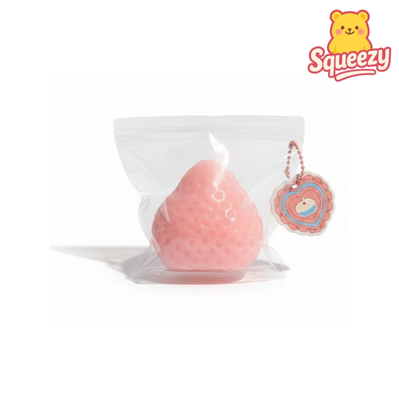 Strawberry Squishy Stress Relief Toy