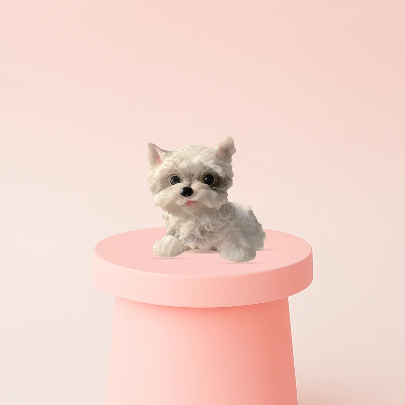 Jumbo Maltese Dog Super Soft Slow Rising Stress Relief Toy