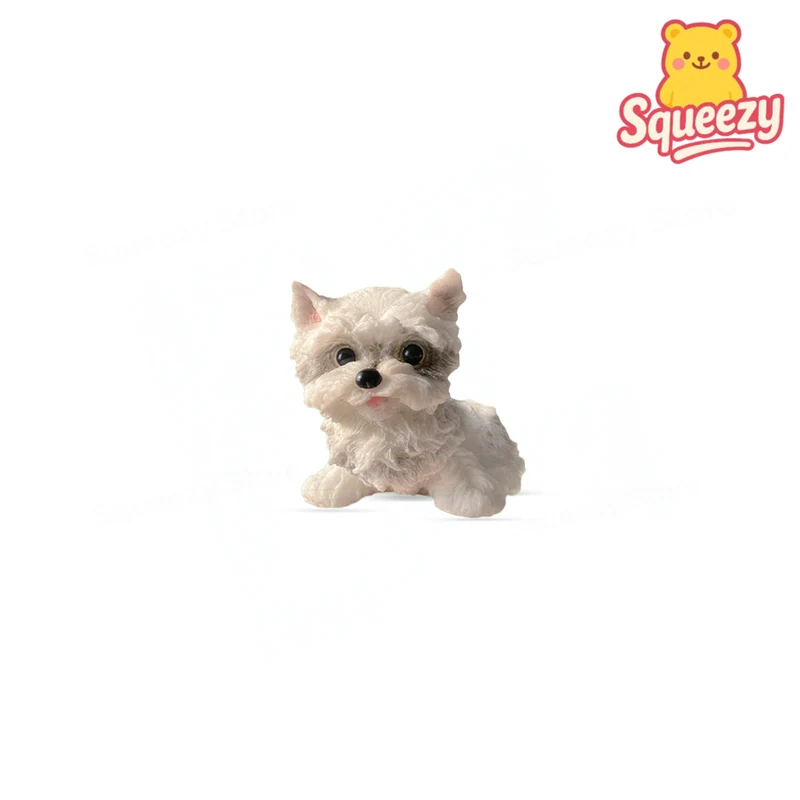 Jumbo Maltese Dog Super Soft Slow Rising Stress Relief Toy
