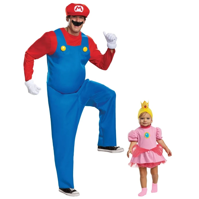 Daddy and Me Super Mario Bros Costumes