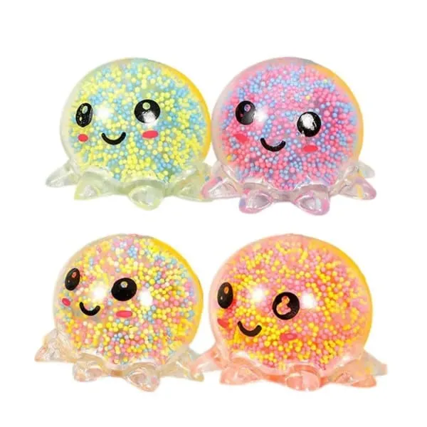 Balle Anti-Stress Lumineuse : Poulpe