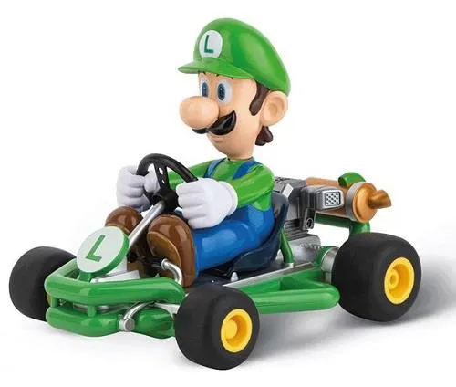 Super Mario Carrera Remote Control MarioKart Pipe Kart - Télécommande voiture à tuyaux (Luigi)
