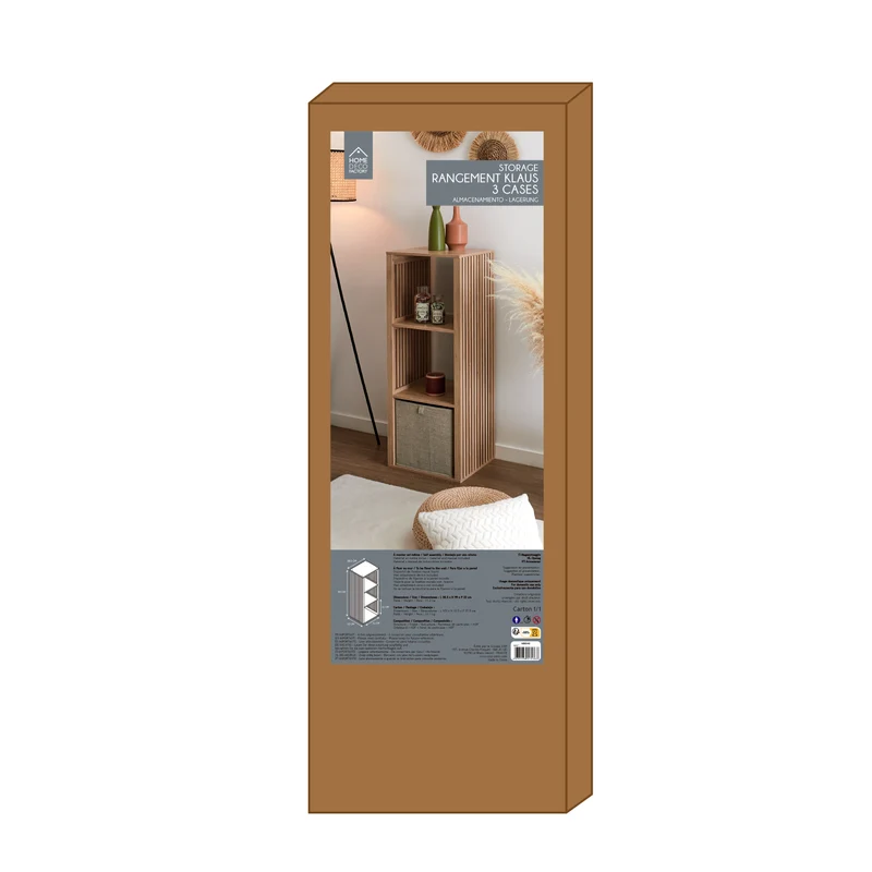 RANGEMENT MODULABLE 3 CASES KLAUS