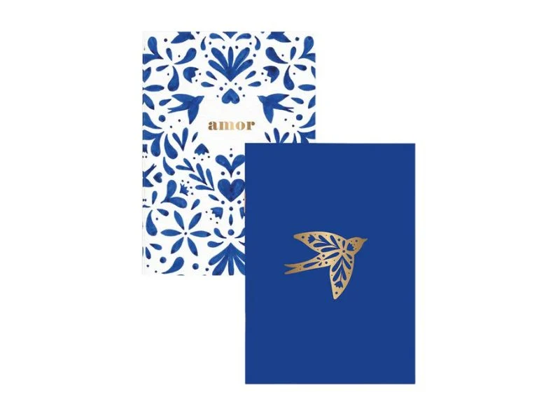 Duo de Carnets Hirondelle Swallows & Amor A6 - ATWS