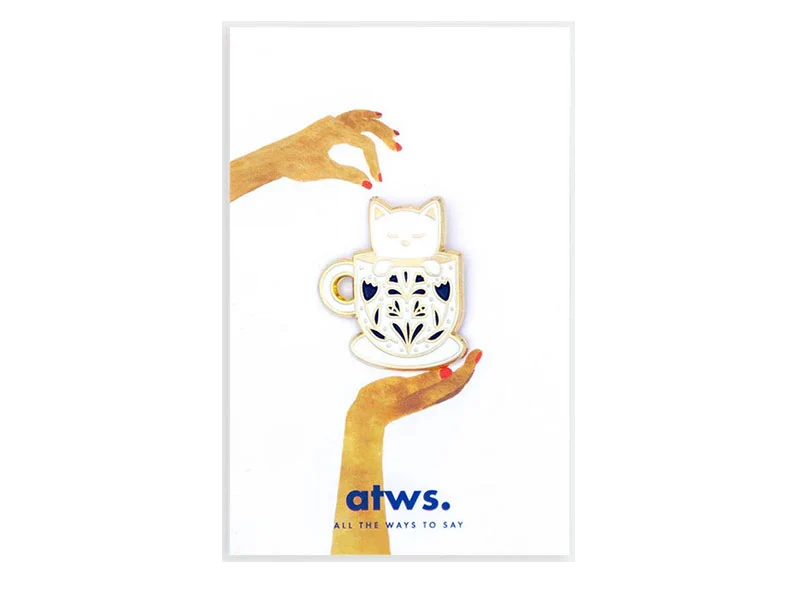 Pin's Cup Cat - ATWS