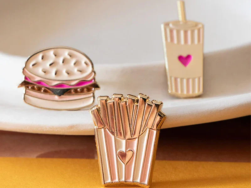 Lot de 3 Pin's Junk Food - ATWS