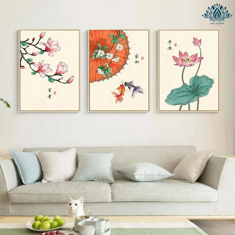 Tableau lotus zen