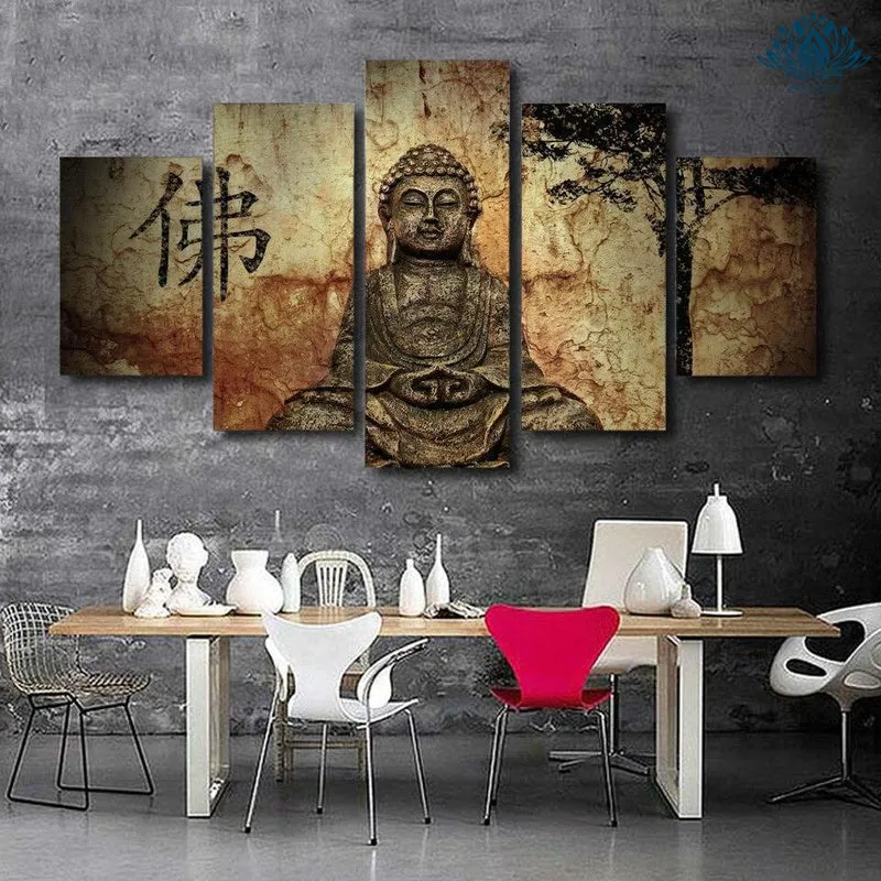 Tableau bouddha zen