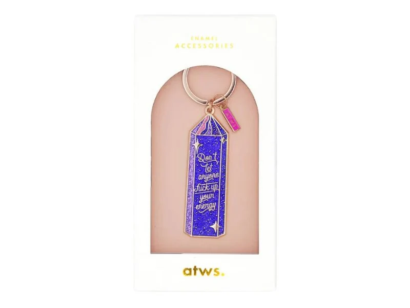 Porte-clés en émail Crystal - ATWS