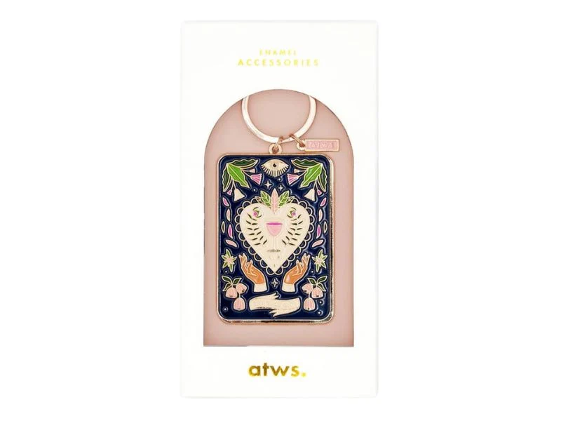 Porte-clés en émail Tarot Tipsy Card - ATWS