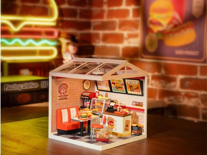 Pièce miniature Yum Yum Burgers DIY - Rolife