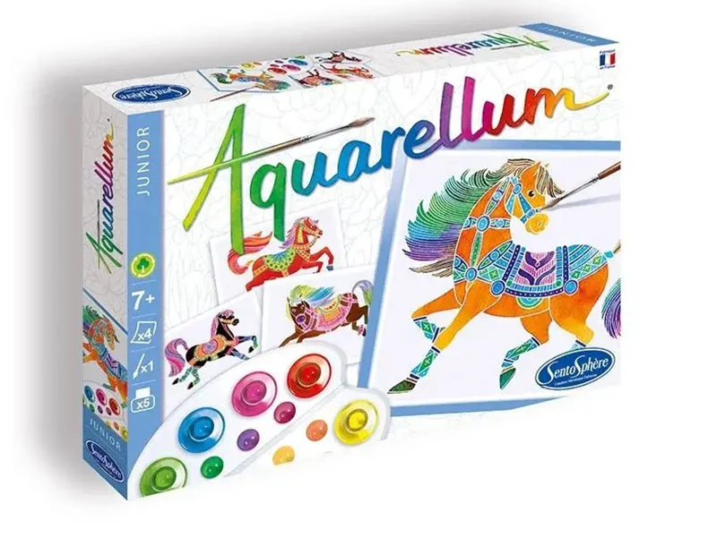 Coffret Aquarellum junior - Chevaux