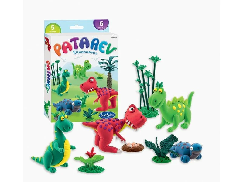 Pâte à modeler Patarev - Dinosaures