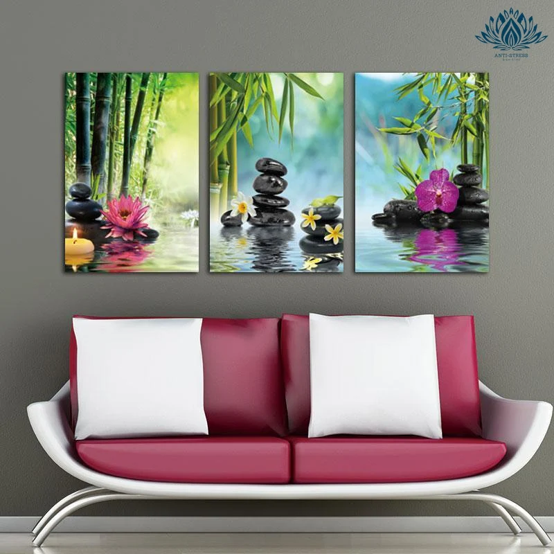 Tableau zen galets