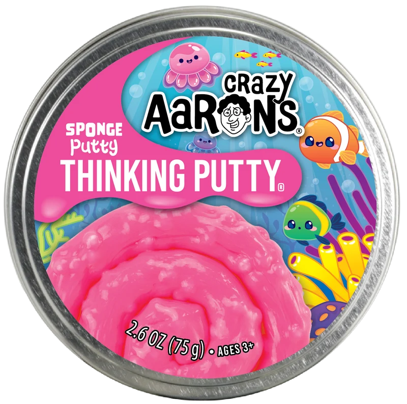 Crazy Aaron's Trendsetters Sponge Thinking Putty 4 inch Tin