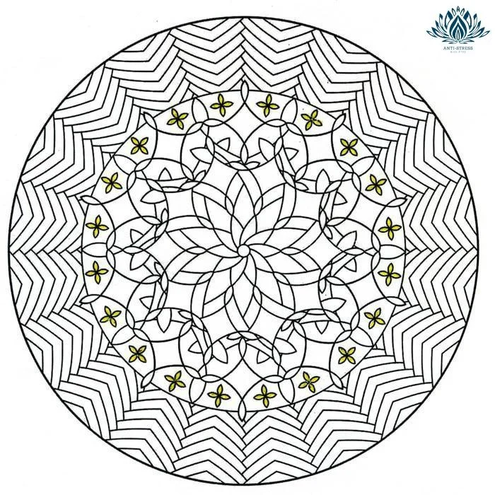 Antistress coloriage mandala