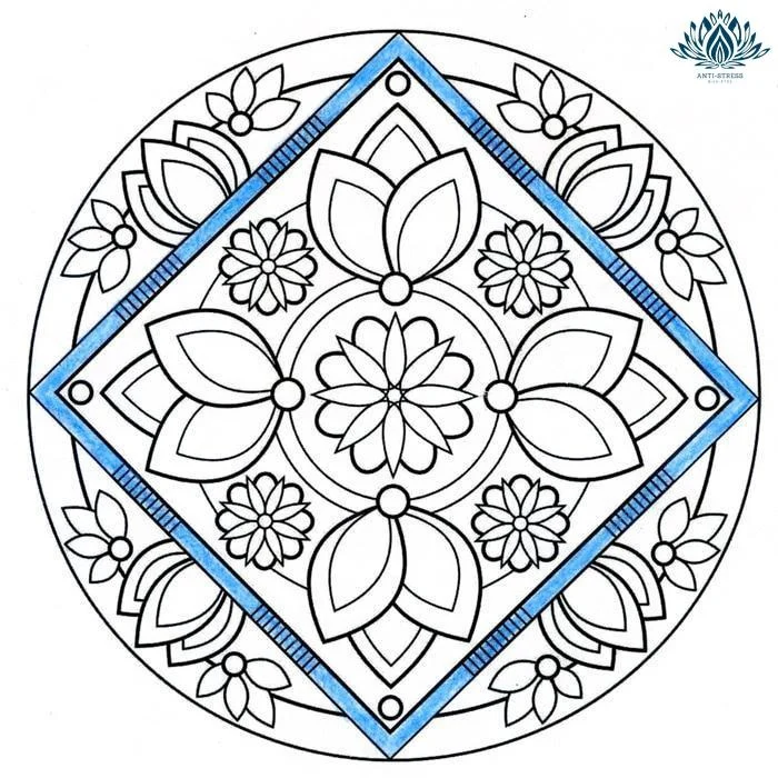 Antistress coloriage mandala