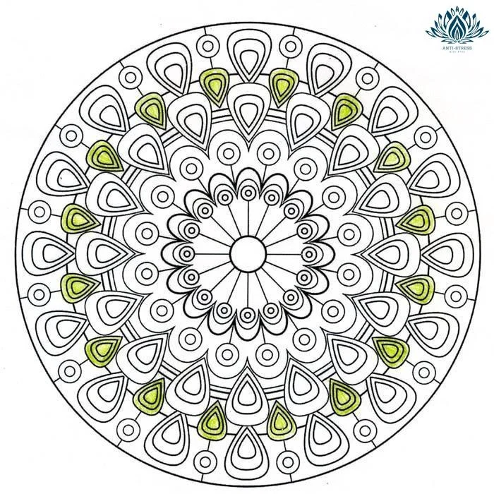 Antistress coloriage mandala