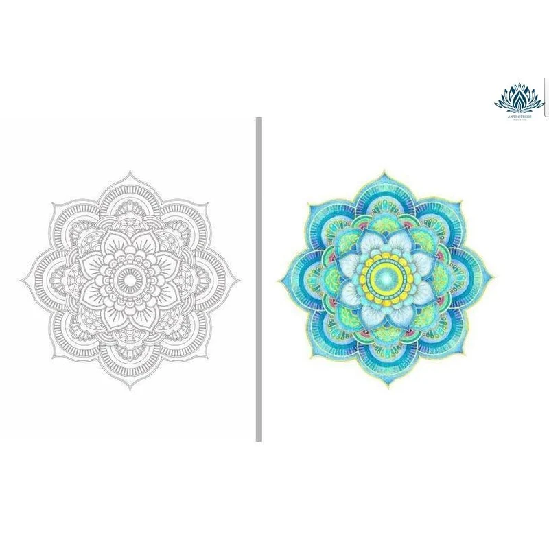 Coloriage mandala anti stress