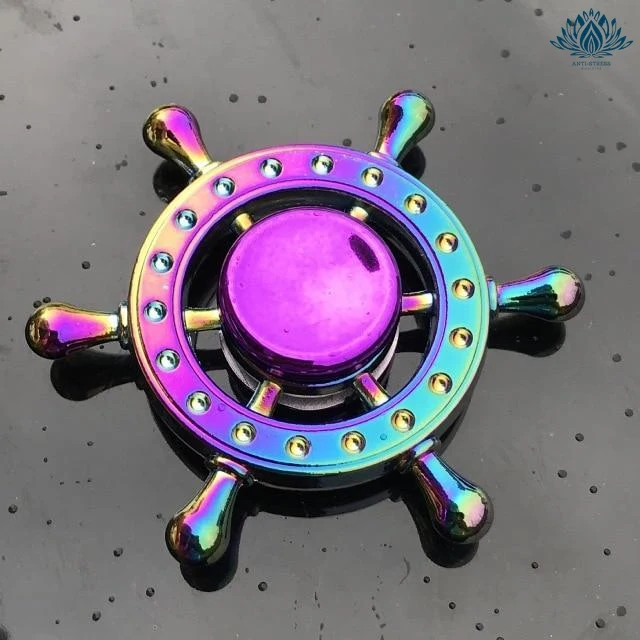 Hand spinner roue de bateau